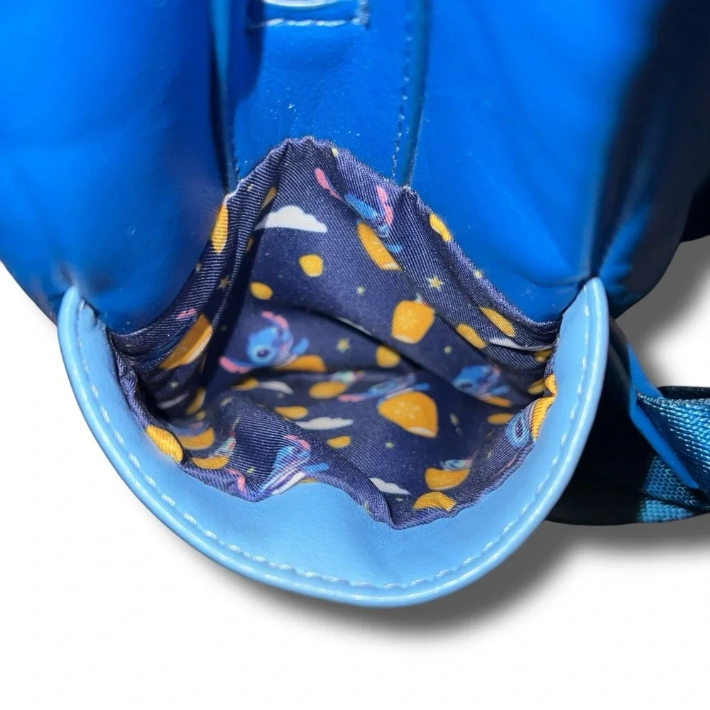 DISNEY Loungefly Mini Backpack Lilo Stitch Lanterns Night Sky‎ Clouds